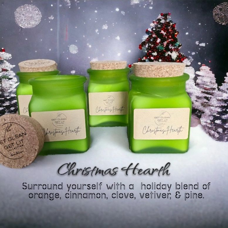 Christmas Hearth Candle