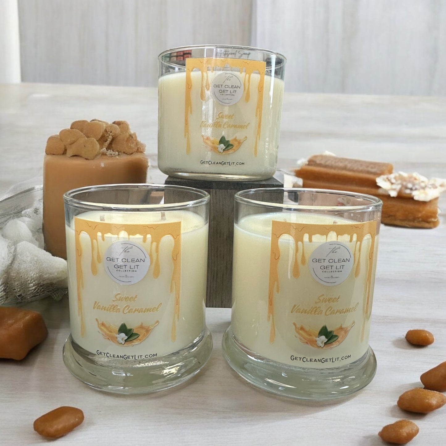 Sweet Vanilla Caramel Candle