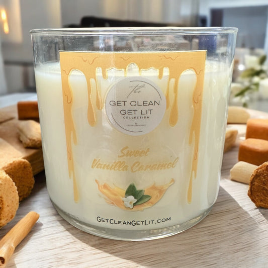 Sweet Vanilla Caramel Candle