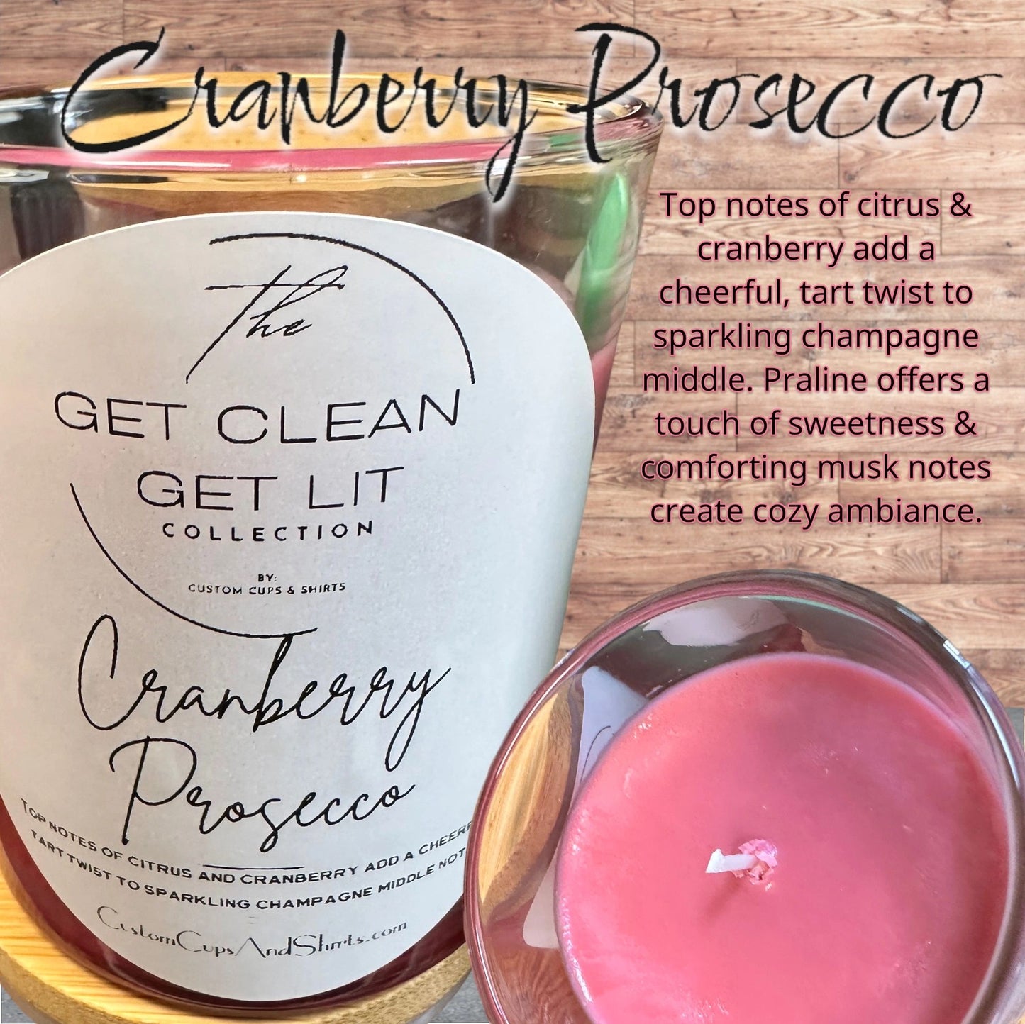 Cranberry Prosecco Candle