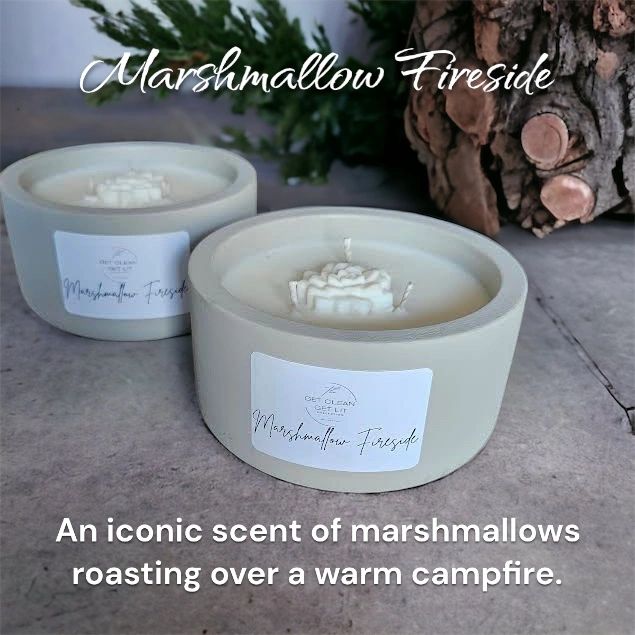 Marshmallow Fireside Candle