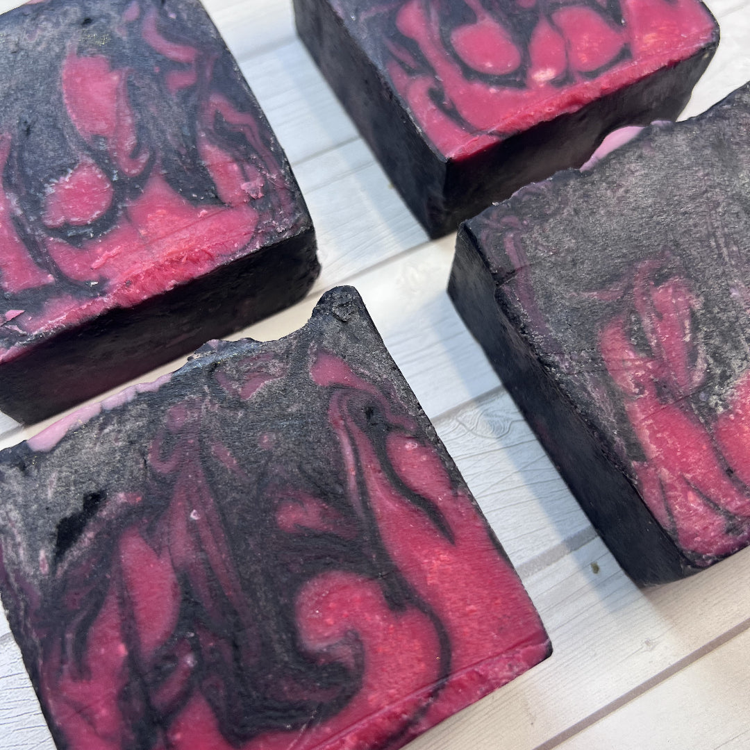 Cranberry Charcoal Soap