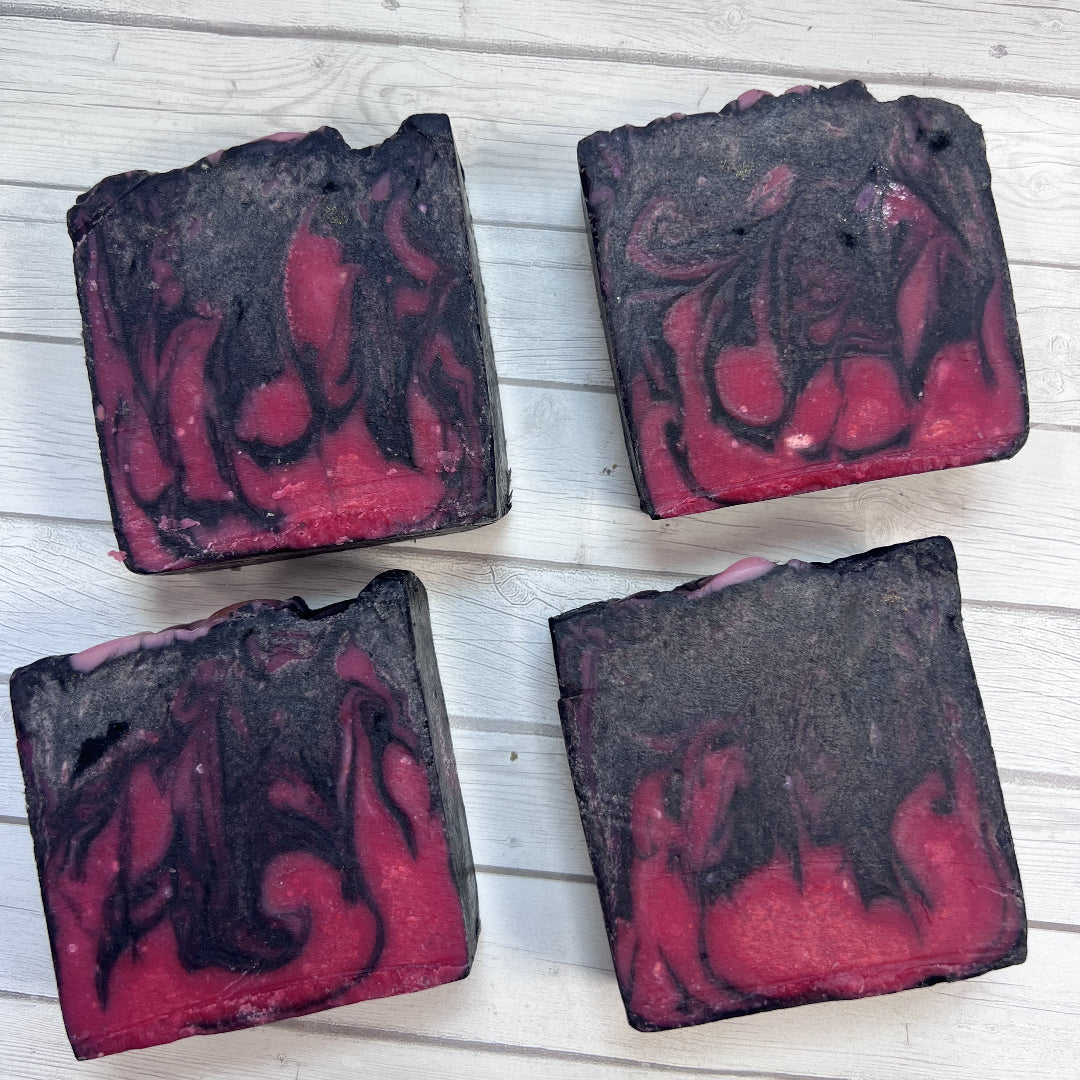 Cranberry Charcoal Soap