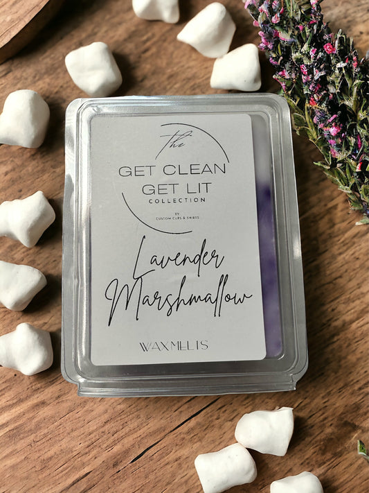 Lavender Marshmallow Shaped Wax Melts