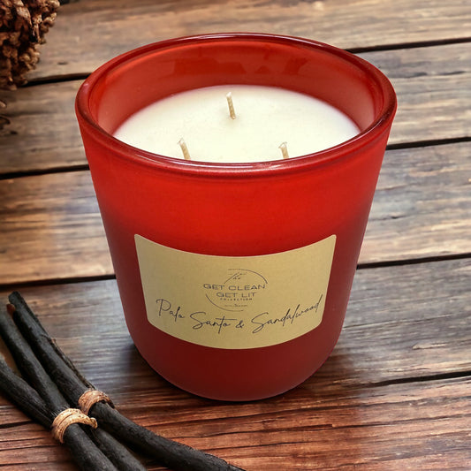 Palo Santo & Sandalwood Candle