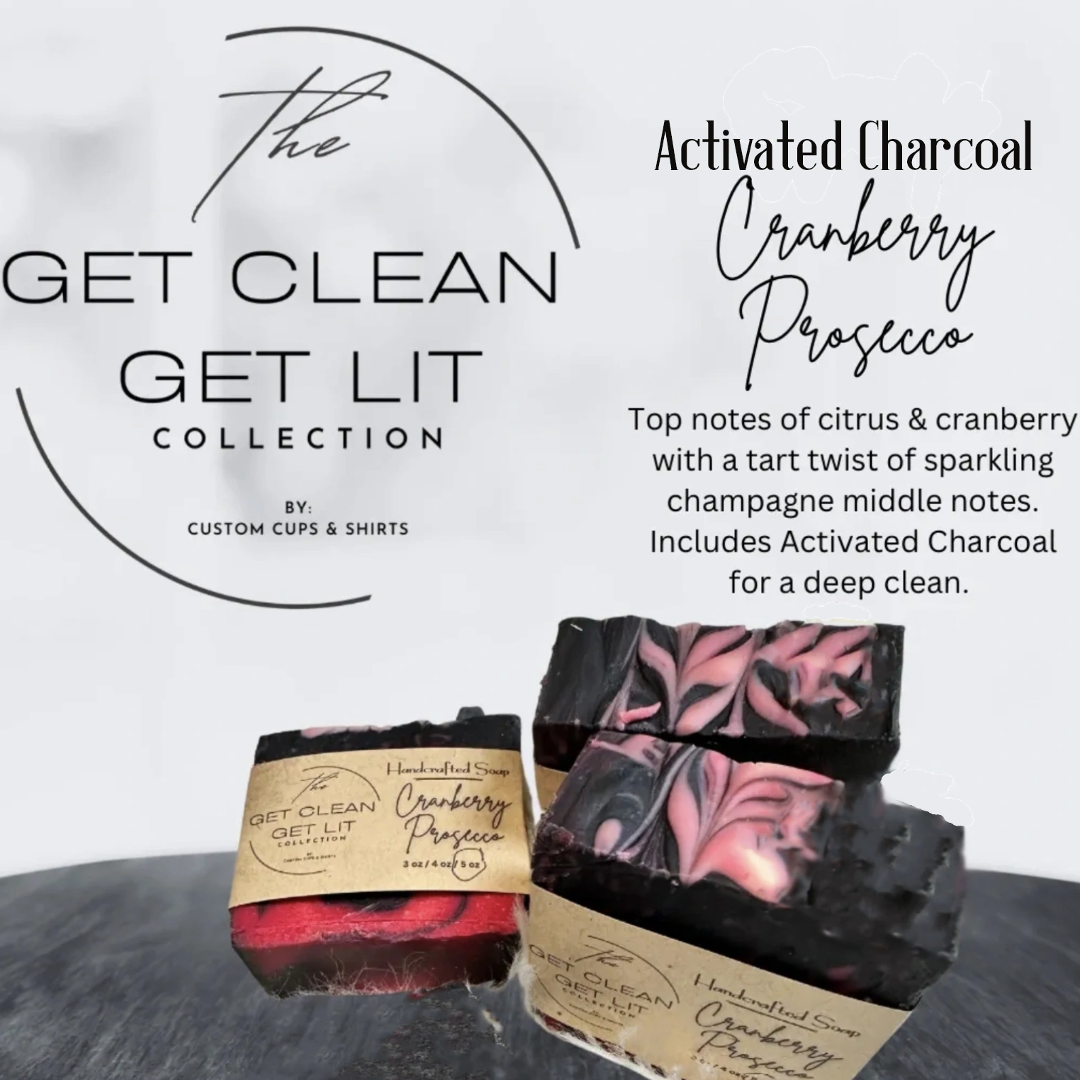 Cranberry Charcoal Soap